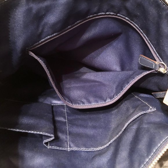 Authentic COACH blue denim bag and wallet set purse - Picture 6 of 11